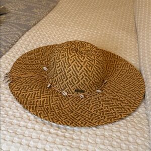Panama Jack Tan Patterned Sun Hat
